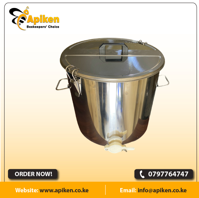 APIKEN TEMPLATE plain 50s Honey Settling Tank 50 Litres